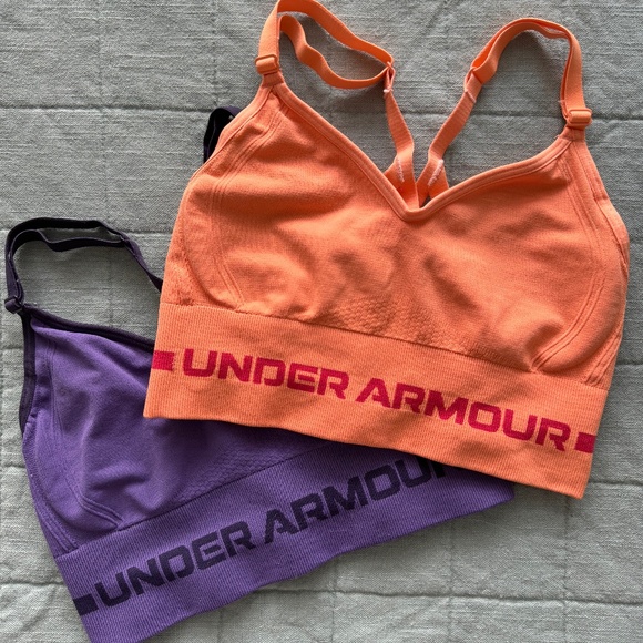 Under Armour 2 Compression Sports Bra - Picture 1 of 8